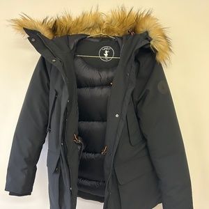 SAVE THE DUCK Women's Winter Coat | Arctic Collection Jacket | Faux fur hood